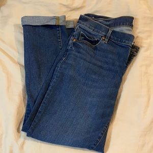 Loft ankle skinny jeans
